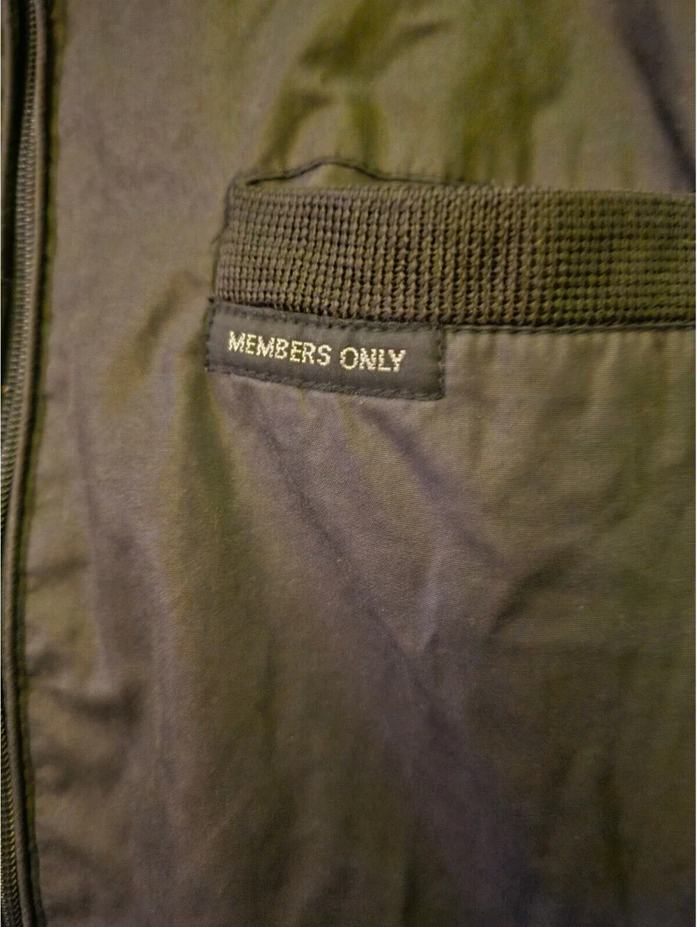 Vintage 80s Members Only by Europe Craft Jacket Mens Size 40 Black Iconic Bomber
